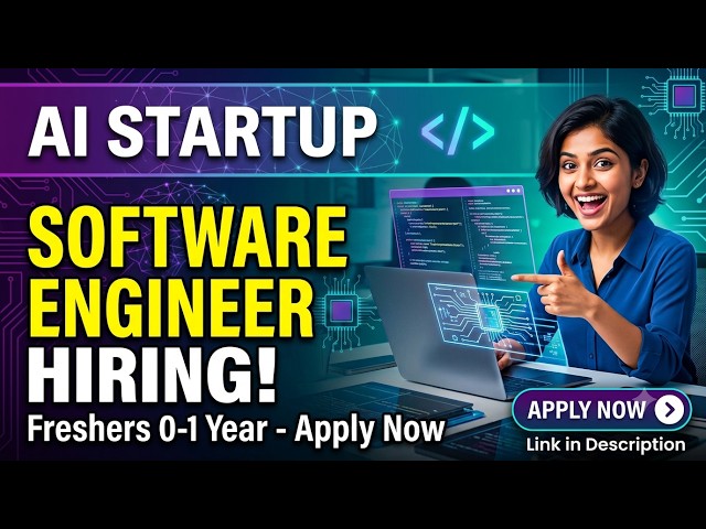 Tech Hiring 2026 | Associate Software Engineer #freshersjob #hiring #techjobs