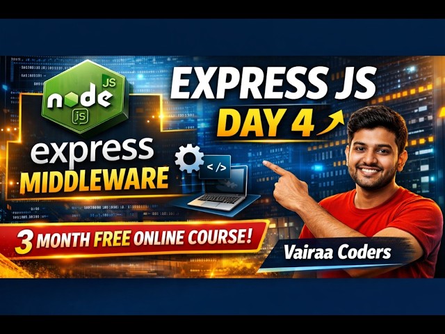 Middleware na enna? 🤔 Express JS Day 4 | Step by Step Tamil Tutorial