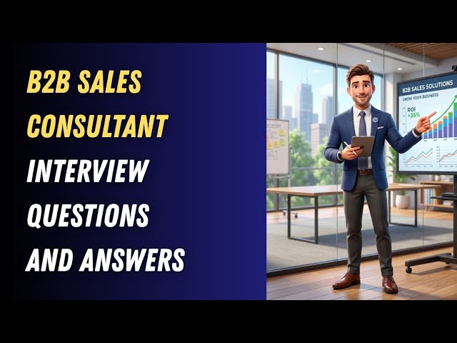 B2B Sales Consultant Interview Questions and Answers