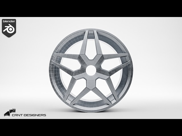 You should use this technique for wheel rim modeling in blender