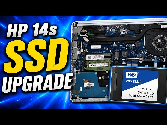 How to Upgrade SSD on HP 14s Laptop | Step-by-Step Guide