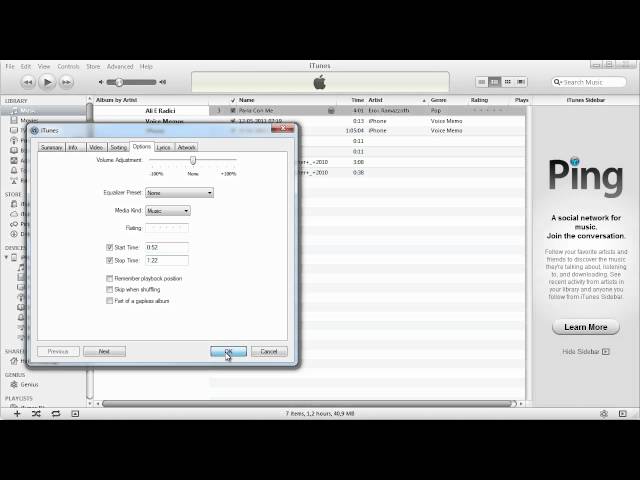 iPhone ringtone creation / conversion