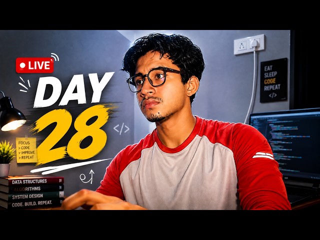 DAY 28 of DSA Challenge | Solving Data Structures & Algorithms Problems | Coding Live