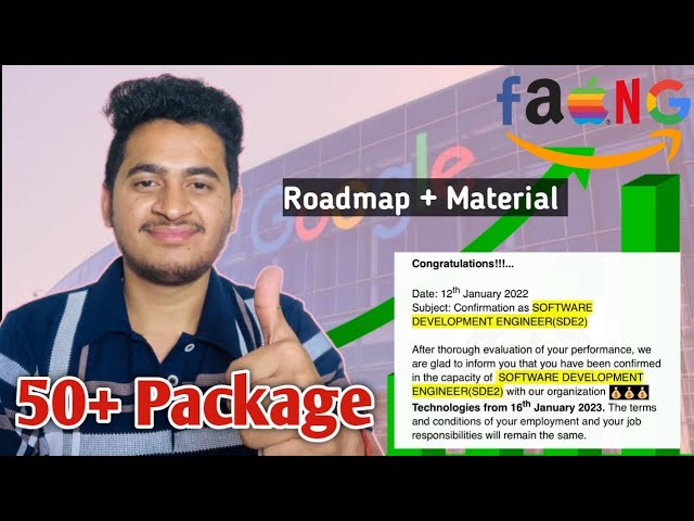 How to Crack 50+ LPA Package | Complete Roadmap with Best Material | Crack FANG | #freshers #exp