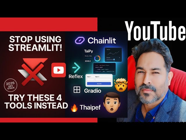 Stop Using Streamlit for Everything! ⚠️ 4 Smarter Python Tools You NEED to Try