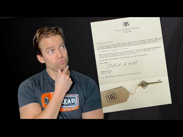 I Just Received a Mysterious Letter...