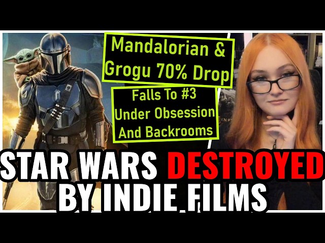 Star Wars CRUSHED By Independent Films 🤣CATASTROPHIC 70% Box Office DROP For Mandalorian & Grogu