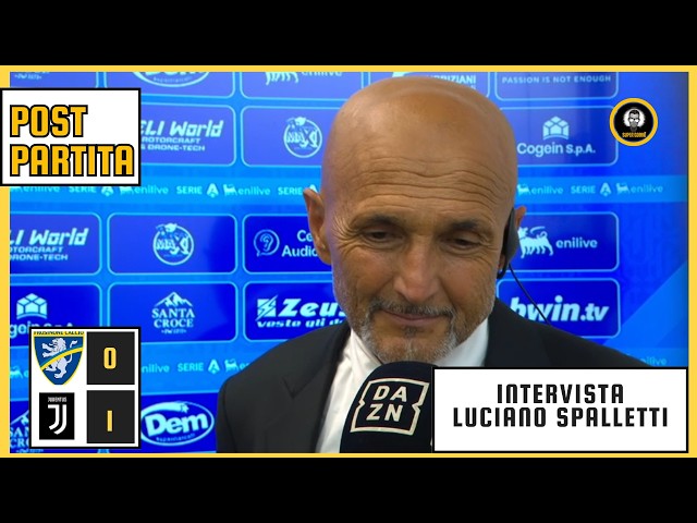 POST FROSINONE - JUVENTUS 0-1 | LUCIANO SPALLETTI INTERVIEW