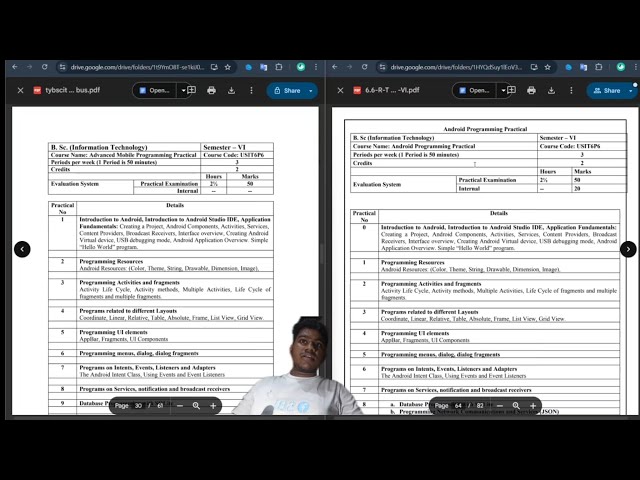 TY BSC IT SEM 6 ANDROID PRACTICAL SLIP #TY #BSCIT #learnsomethings #AP