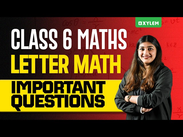 Class 6 MATHS | Letter Math - Important Questions !!!!