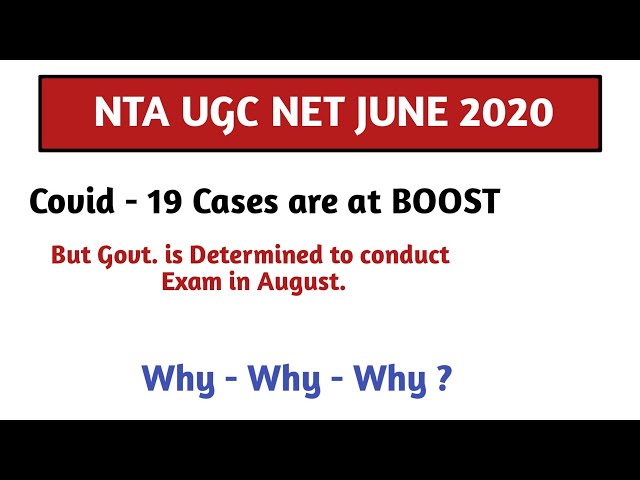 NTA UGC NET JUNE 2020 | EXAM  NEW UPDATE  NTA NET JUNE 2020  | EXAM DATE | UGC NET JUNE 2020