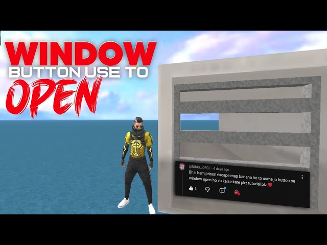 Prison escape map window open script free fire craftland | free fire craftland script | #zomjo #ffmc