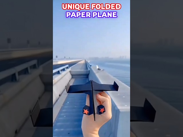 Unique Folded Paper Plane ✈️ |