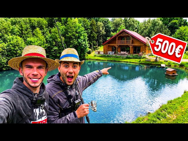 We rented a $500 house just to fish its pond! It’s insane…