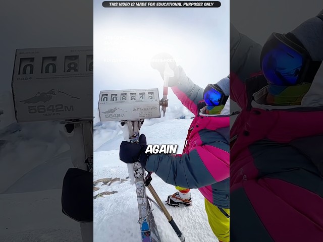 This Handle On Mount Elbrus Is Pulled Only Once | #shorts