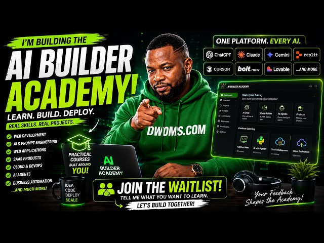 I'm Building an AI Builder Academy… What Do You Want to Learn?