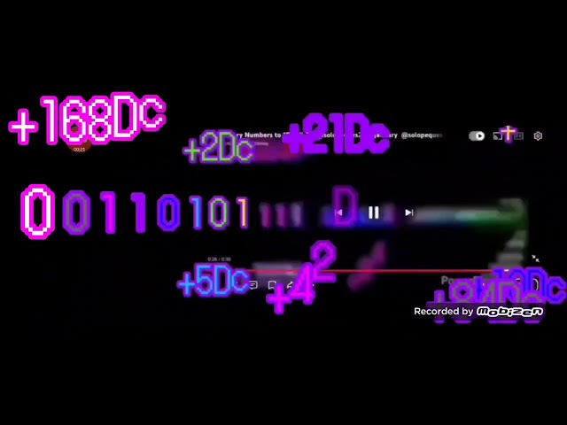 Binary Number 0 to 1 Undecillion 3.0 Extended