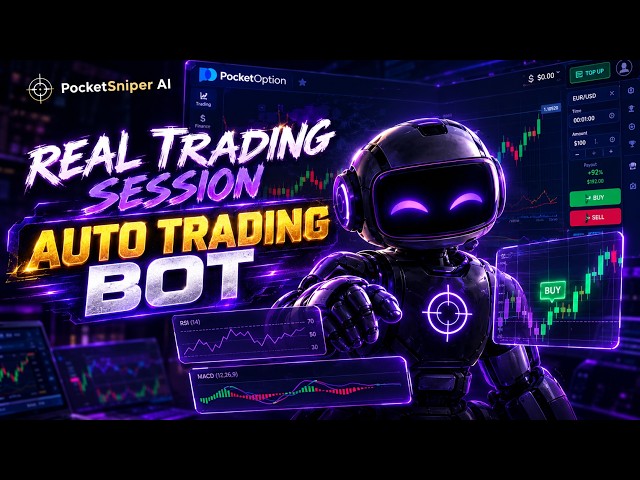 REAL TRADING SESSION | AUTO BOT | POCKET SNIPER AI | BINARY OPTIONS | POCKET OPTION
