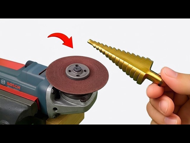 How to Sharpen a Step Drill Bit Like New  Step by Step Guide