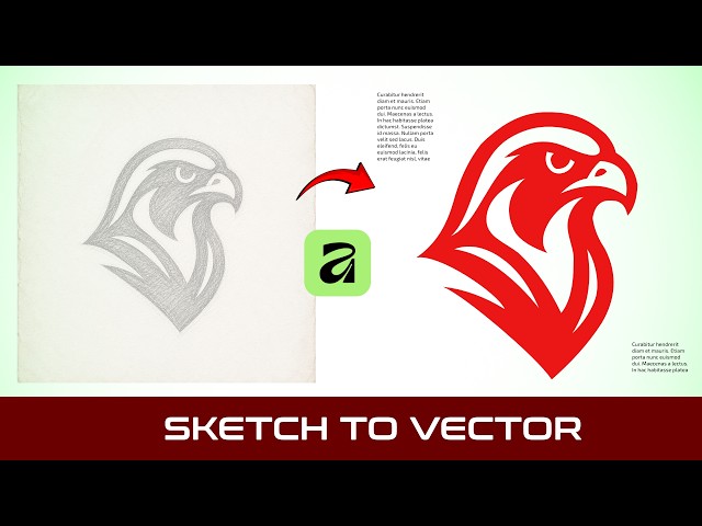 I Converted my sketch to a Vector Logo in Affinity Studio 3 | Beginner guide
