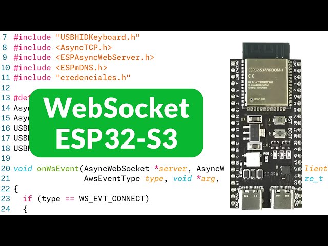 ESP32-S3 - Open WebSocket using JavaScript