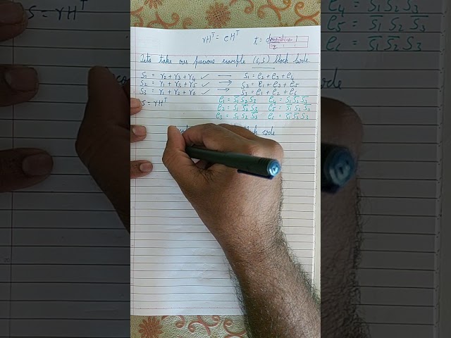 Decoder of n k linear block code