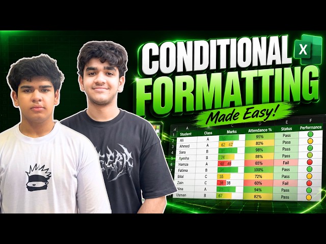 Conditional Formatting in Excel | Complete Beginner Tutorial (Step-by-Step)