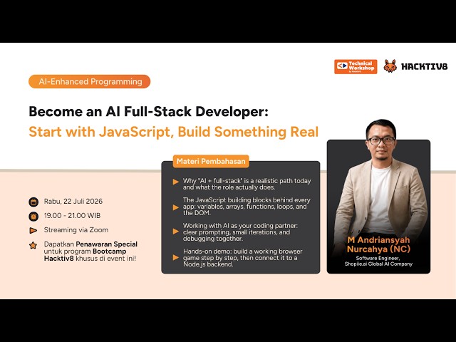 Become an AI Full-Stack Developer: Start with JavaScript, Build Something Real