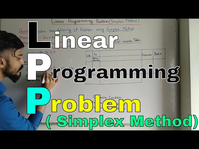 Linear Programming  problem solved using Simplex Method || Operation Research || Bangla tutorial