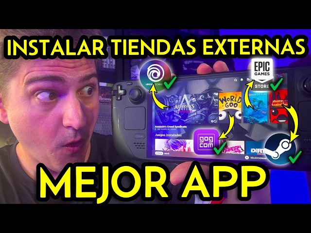 BEST PLUGIN for EXTERNAL STORES for STEAM DECK, SteamOS, Steam Machines... - Epic Store, GOG...