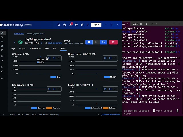 Day 3: Build a Log Collector with Docker Compose | System Design Distributed Logging #systemdesign