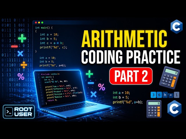 Arithmetic Coding Practice in C | Part 2 (Beginner Friendly)