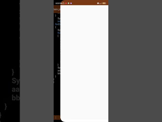 Java Tutorials | Make a Pattern  #java #programming #code