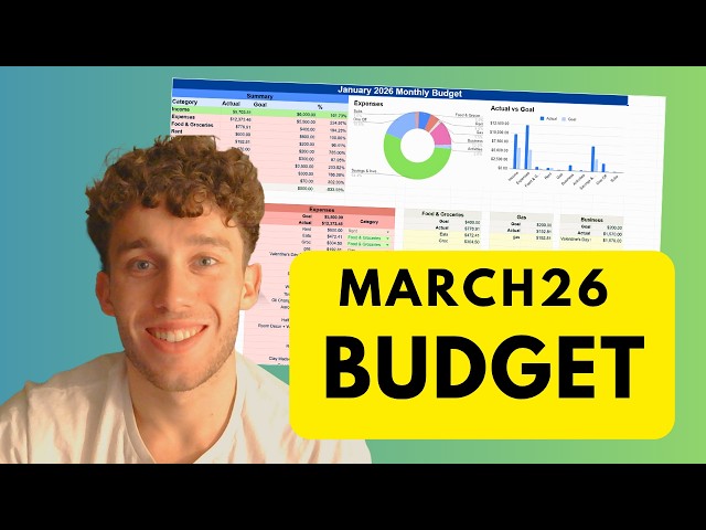 How I Budget My Money at 23 | March 2026 Breakdown