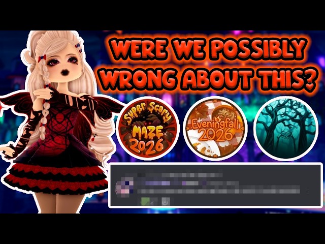 Were We Wrong About This Update Hint For EVENINGFALL Royale High