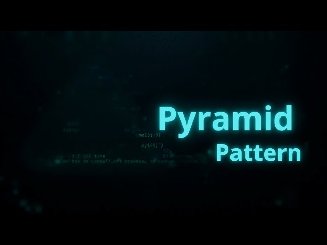 Java Pyramid Star Pattern Program | Nested Loops Pattern Printing | Part-9