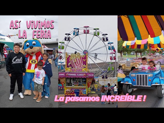 🎢 ¡Nos Fuimos a la Feria en Rock Springs! Juegos Mecánicos, Risas y Mucha Diversión en Familia ❤️