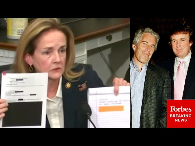 JUST IN: Dean Reads Notes Of Redacted Epstein File About Trump's Relationship With Epstein