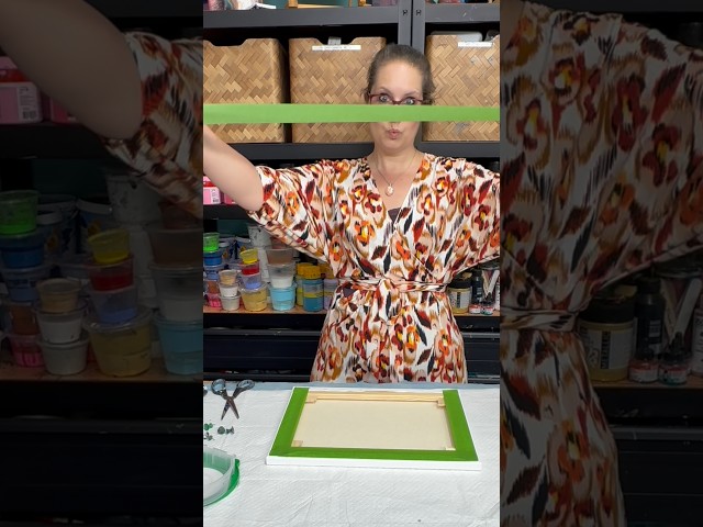 Let’s PREP this canvas for FluidArt 🤩 Free acrylic pour tutorial by MarjoleinART