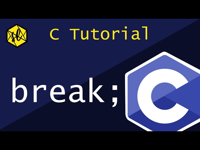 26.C Tutorial: keyword explained-break, working, examples,  break in loop, break in switch case.