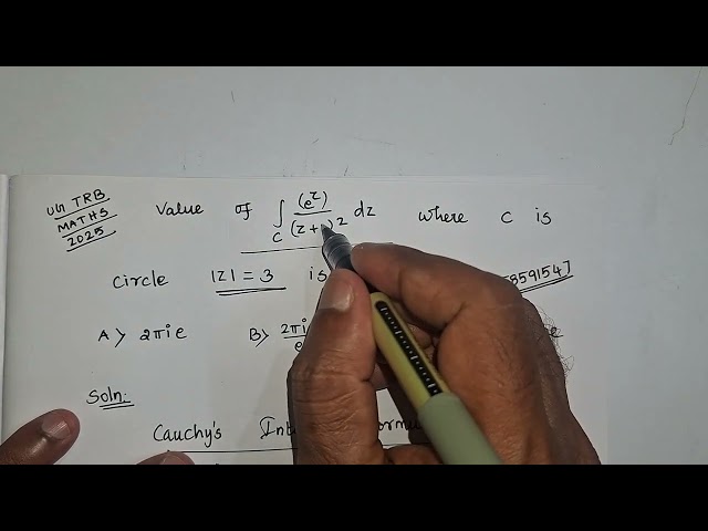 UG TRB MATHS 2025