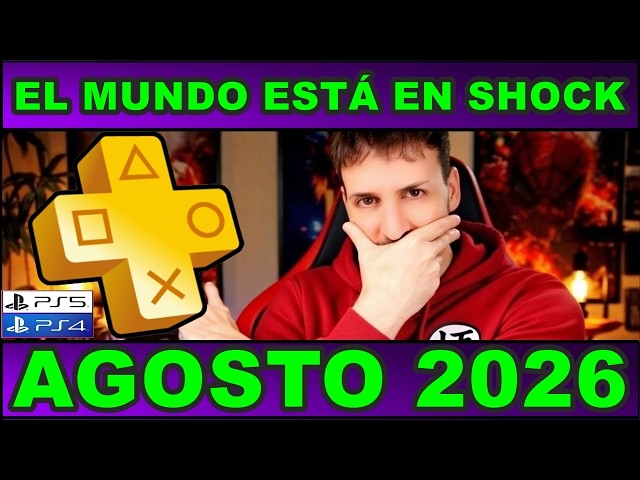 ¡¡¡ESTOS SON LOS JUEGOS PS PLUS GRATIS AGOSTO 2026!!!- Sony - Playstation - Ps5 - Ps4 - HardMurdog