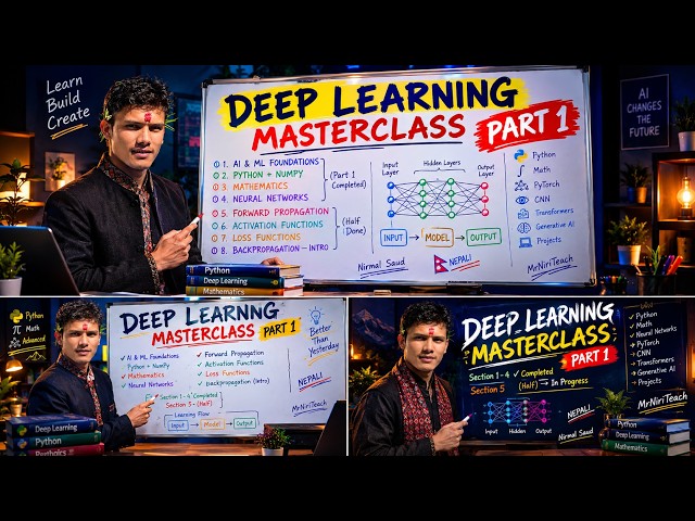 Deep Learning Full Course in Nepali | Zero to Advanced | Part 1