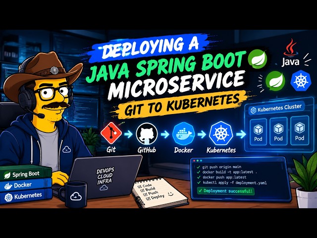 Deploying a Java Spring Boot Microservice: Git to Kubernetes 🚀 #kubernetes #devops #cicd