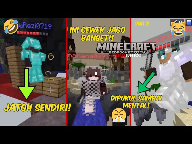 MOMEN NGAKAK PAS MAIN BEDWARS BARENG TEMAN! 🤣🤣 - MINECRAFT BEDROCK
