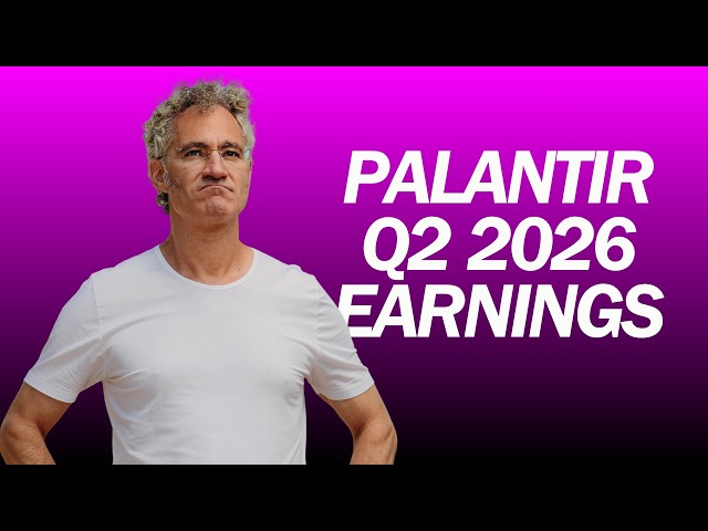PALANTIR Q2 2026 EARNINGS LIVE