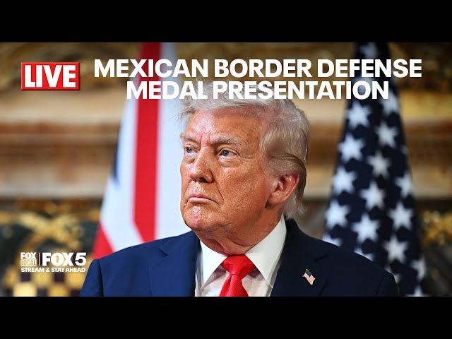 LIVE: President Donald Trump Mexican Border Defense Medal Presentation