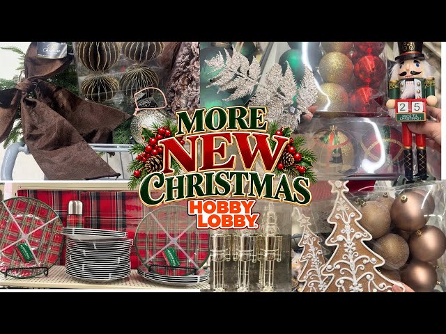 ALL NEW Hobby Lobby Christmas Decor, Christmas shop with 2026, Christmas styling ideas 