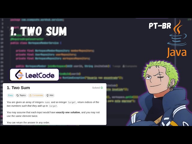 Two Sum (LeetCode 1) - Resolução em Java