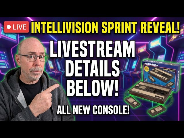 🔴 LIVE: Intellivision Sprint REVEAL! Atari's "All New Console" Details!
